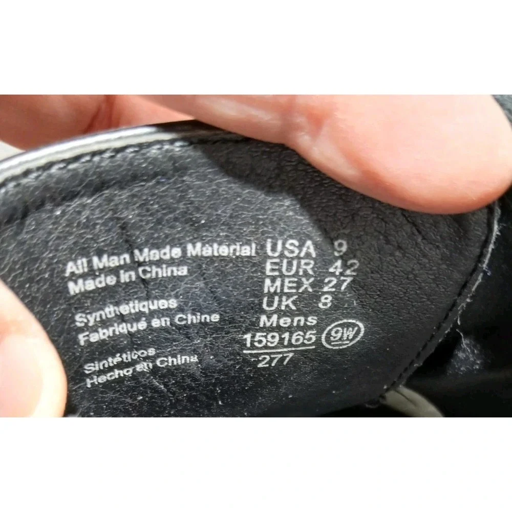Dexter Comfort Mens Black Cap‎ Toe Memory Foam Lace Up Oxford Dress Shoes